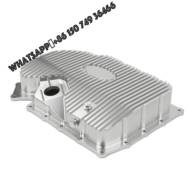 

1unit Aluminum Billet Engine Oil Pan for MK6 MK7R EA888 GEN2 Engine Oil Sump 1L Larger CNC Aluminum Machined