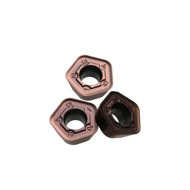 Precision Milling Tools 419N-140530E-SM/M-KH PVD Coated Carbide Inserts for CNC Milling Steel Stainless Steel OEM