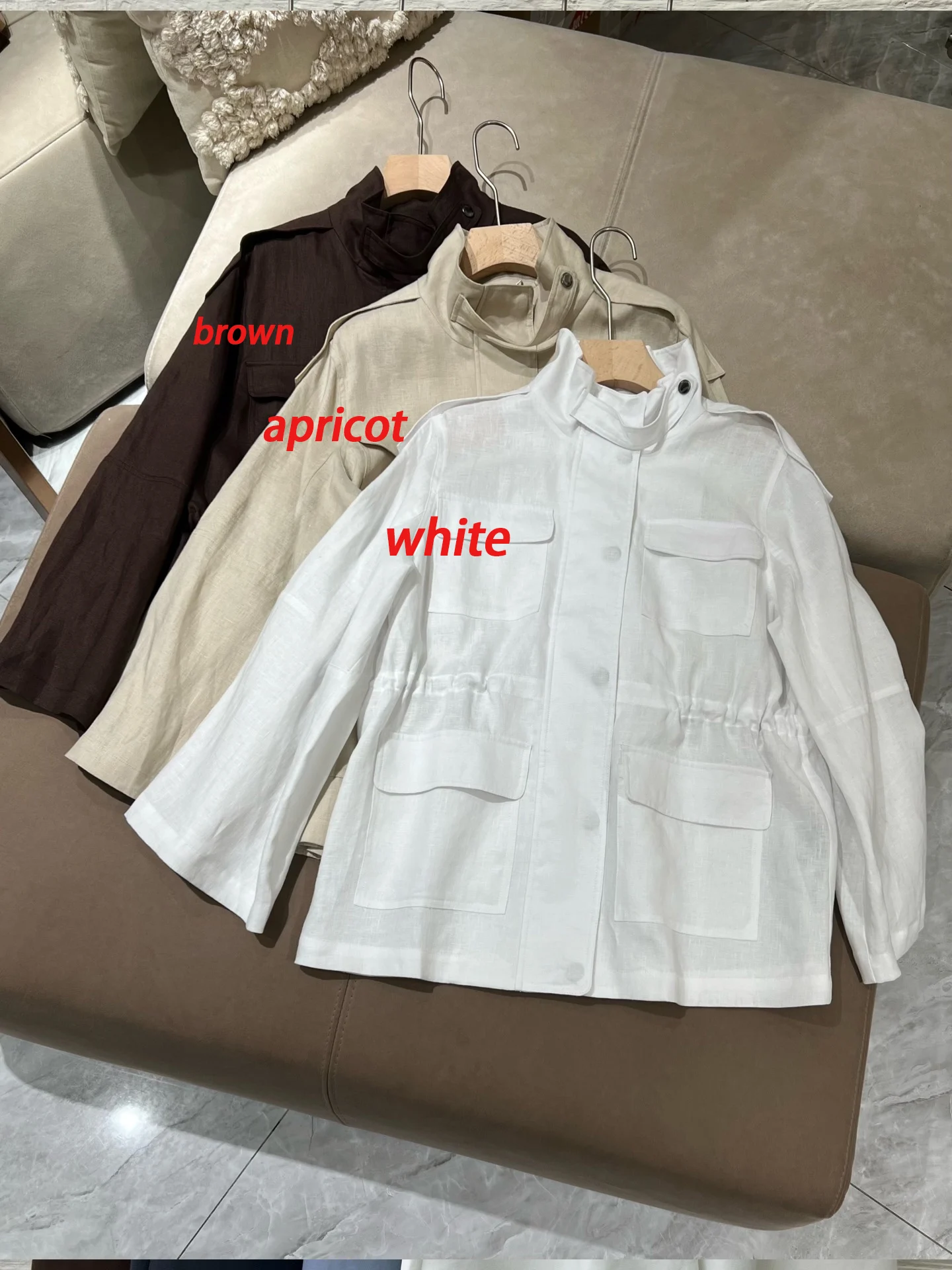 2026 Spring/Summer New High-Quality Classic Fashion Casual Traveler Linen Jacket for Women