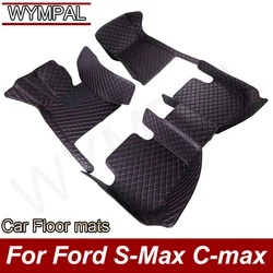 Custom Car Floor Mats for Ford S-Max C-max 2007 2008 2009 2010 2011 2012 2013 2014 2015 2016 all model auto Rug accessories