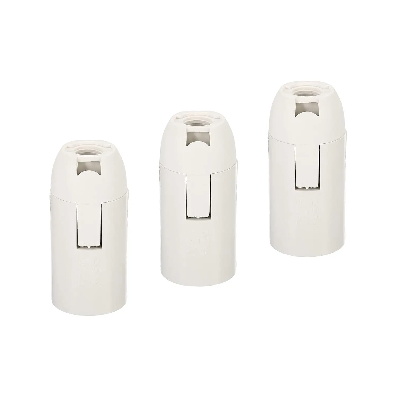 JOYINLED 1/3/6/10PCS E14 White Threaded Light Socket Base 250V 56x26mm Screw-in Bulb Lamp Holder for LED Retro Pendant Lights