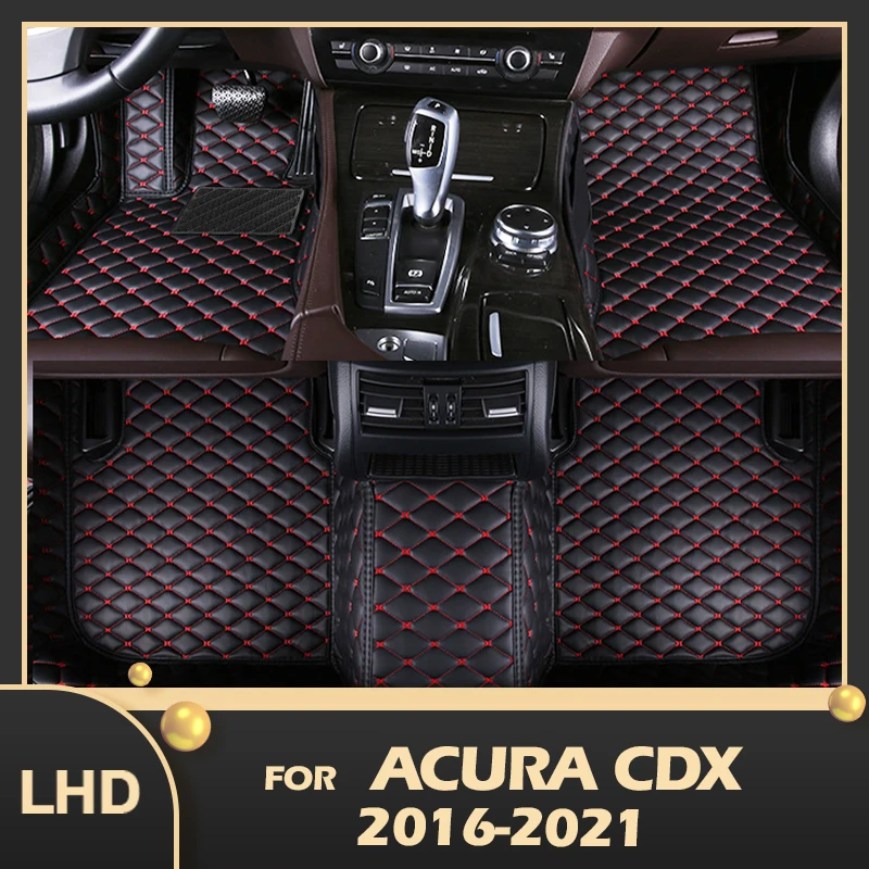 

Car Floor Mats For Acura CDX 2016 2017 2018 2019 2020 2021 Custom Auto Foot Pads Automobile Carpet Cover Interior Accessories