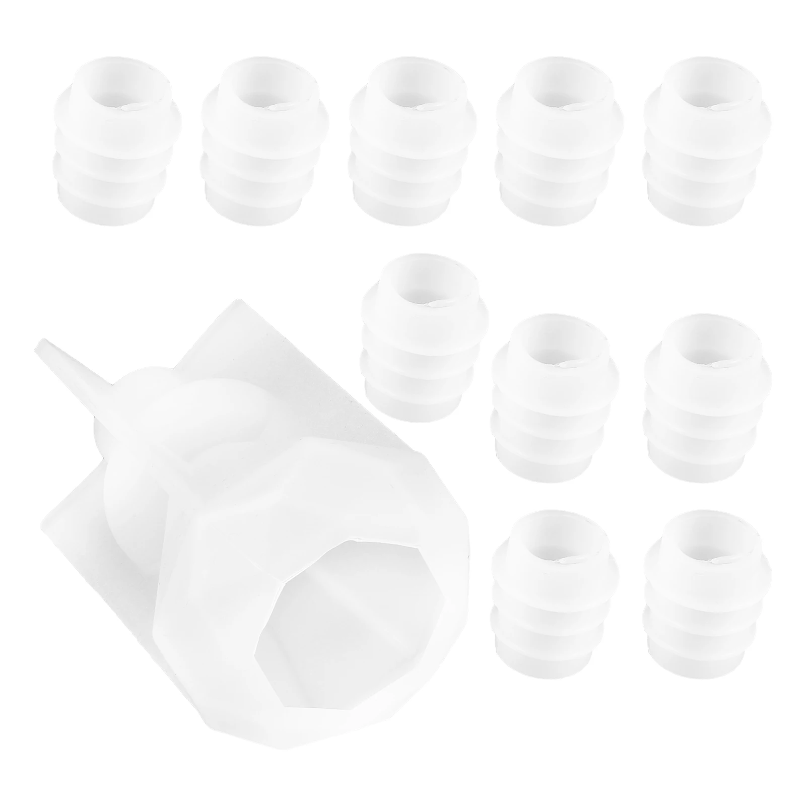 

Bottle Mold Silicone Crafts Making Kit DIY Resin Molds Casting Epoxy Jewelry Accessories Bottle Stopper Mold Parts