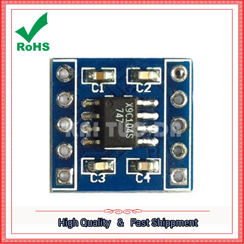 X9c104 Digital Potentiometer Module Digital Potentiometer To Adjust Bridge Balance Board