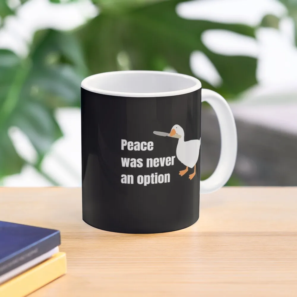 

peace was never an option Coffee Mug Cute Mug Ceramic Coffee Mug Ceramic Mug