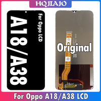 Original 6.56'' For Oppo A18 LCD CPH2591 Display Screen Touch Panel Digitizer For Oppo A38 Display CPH2579 Replacement Repair
