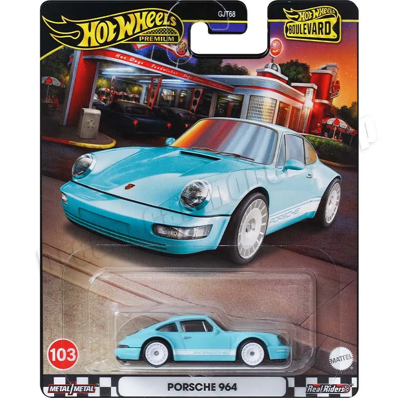 Hot Wheel 1:64 Alloy Die-cast Car Model Toys Collection GJT68 Garden Avenue Car Culture Porsche 964 Ford Thunderbird Nissan S15