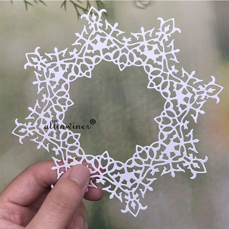 

2Pcs Lace frame Metal Cutting Dies Stencils For DIY Scrapbooking Decorative Embossing Handcraft Die Cutting Template