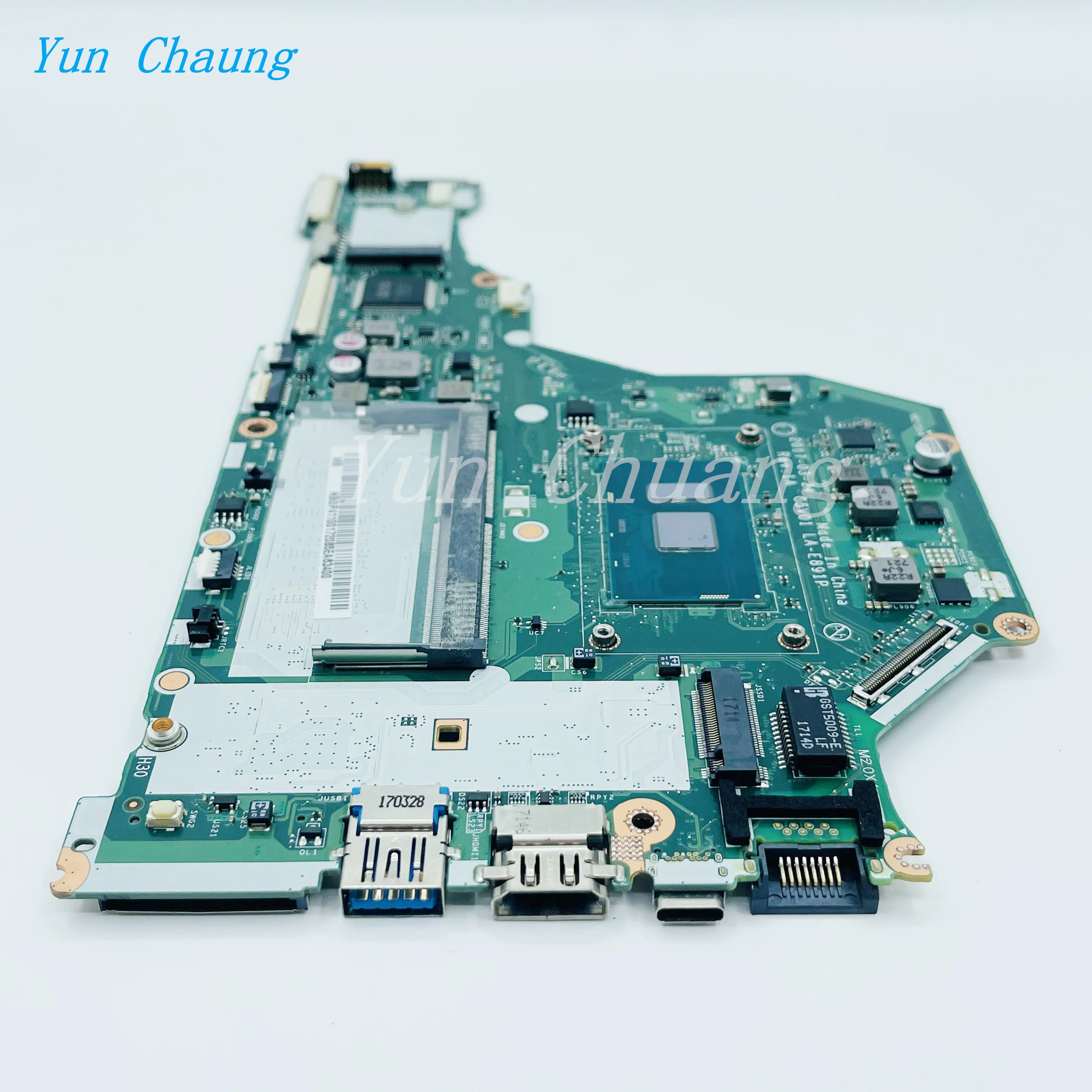 Imagem -04 - Laptop Motherboard para Acer Aspire C5v01 La-e891p Mainboard i3 i5 i7 Cpu 4gb de Ram tipo c 100 Teste ok A51551 A515-51g