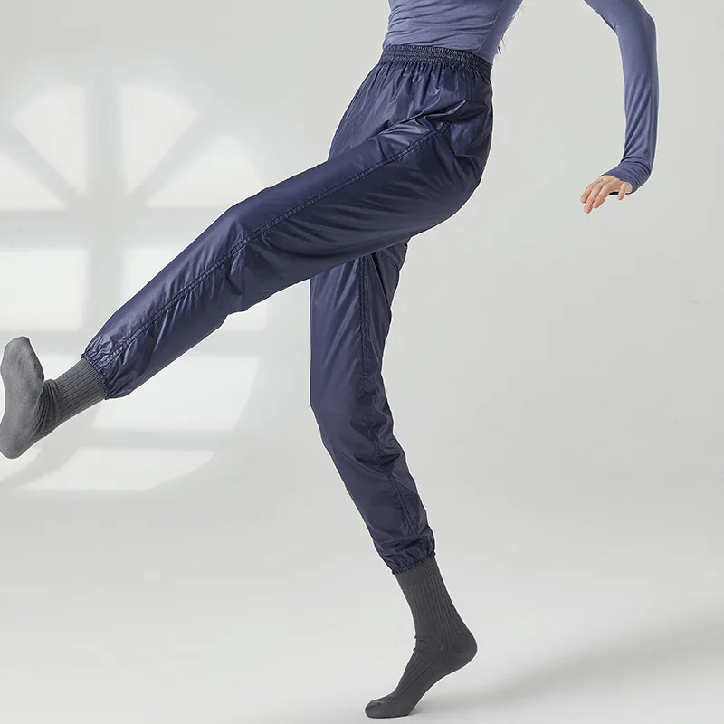 Spodnie baletowe damskie legginsy do jogi spodnie sportowe do jogi dziewczęce sportowe spodnie spodnie do tańca taniec nylonowy rozgrzewają się spodnie do fitnessu kobiet