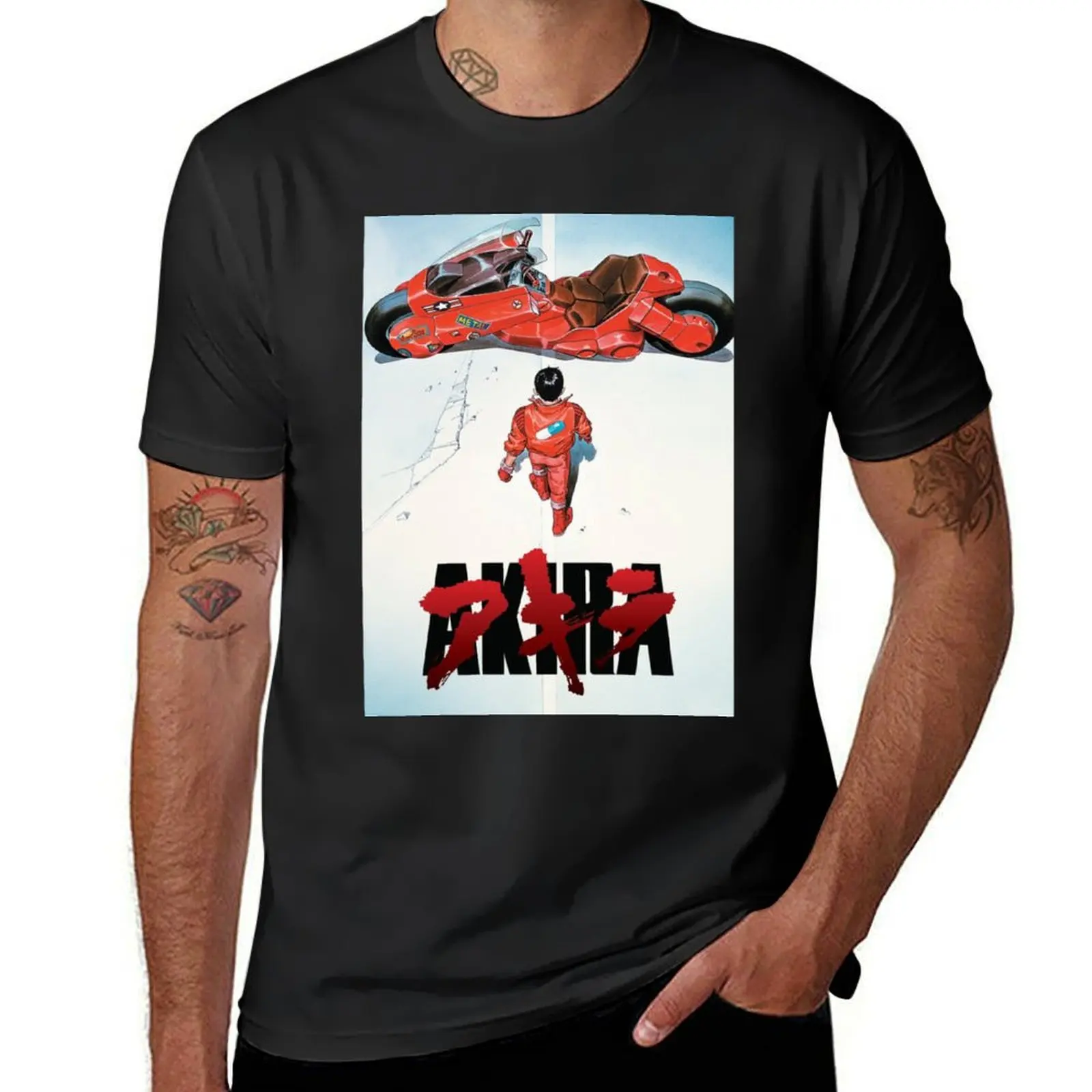 

Akira Movie T-Shirt baggy shirts oversizeds clothes anime cotton t shirt men