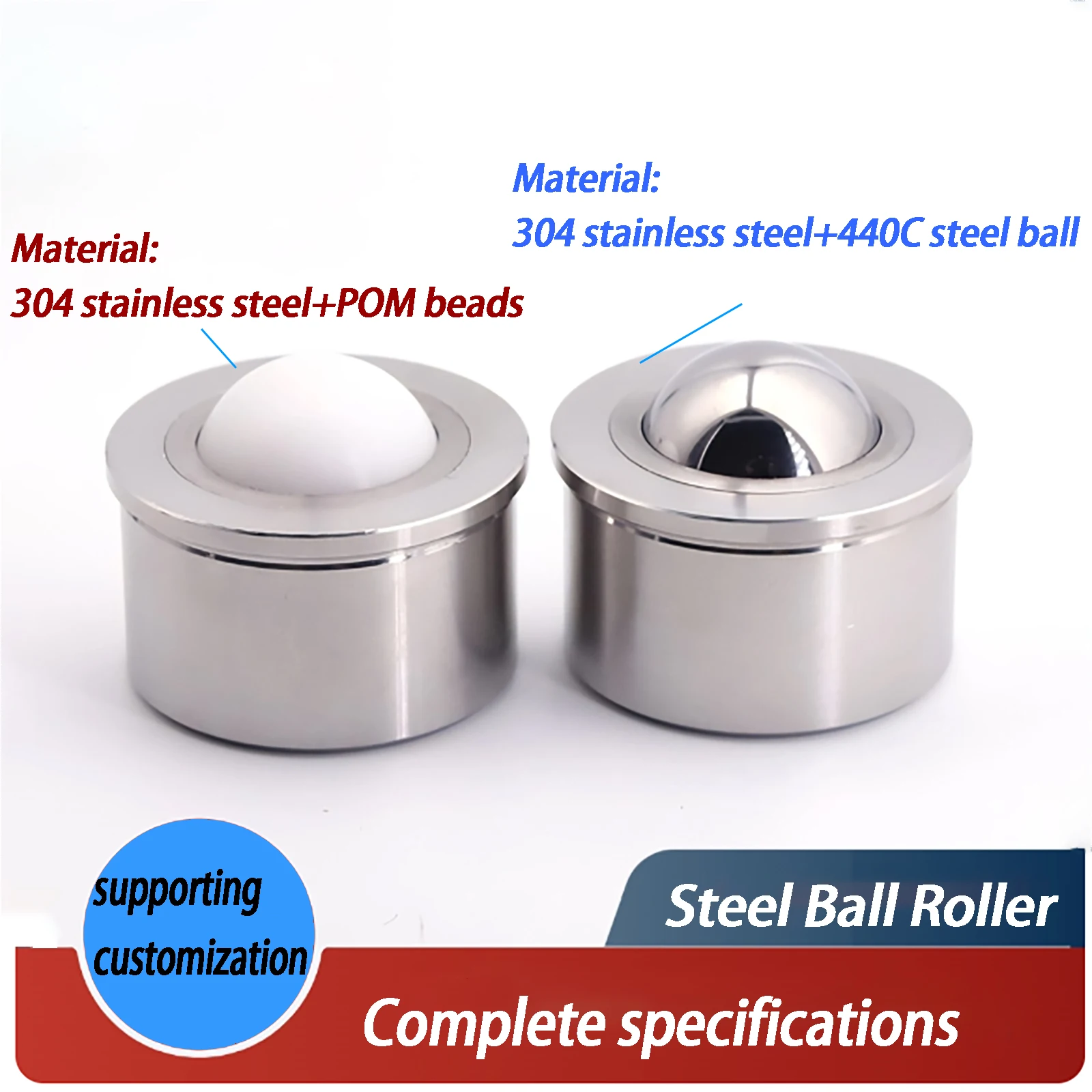 

Heavy-duty Bearing Universal Roller Wheel Ball Eye Wheel Transfer Caster Round Eye Wheel