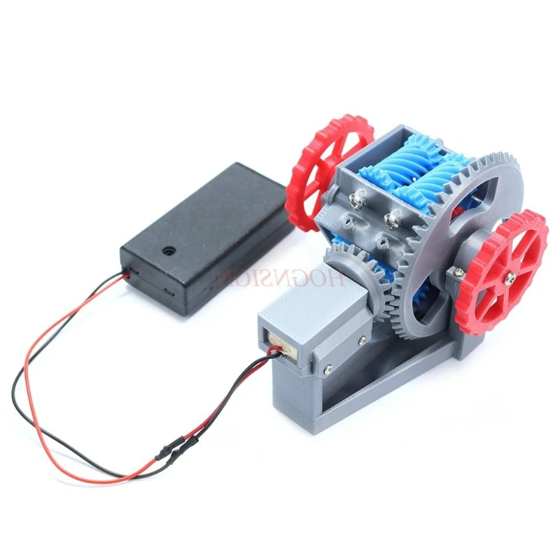 B-M 1set DIY production of differential model, 3D printing of automotive self-locking differential teaching equipment