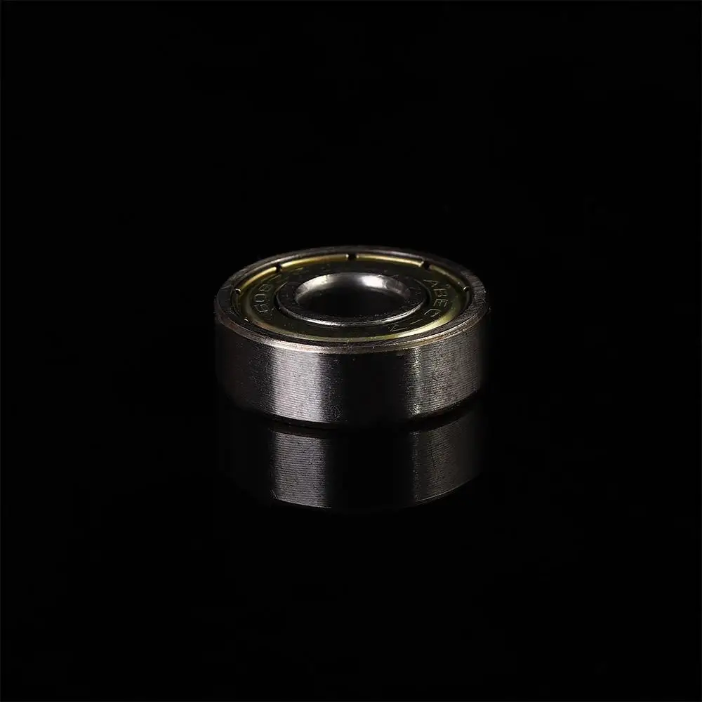 Skateboard 10PCs Roller Printer Carbon 3D Bore Steel Groove 608ZZ Ball Bearing
