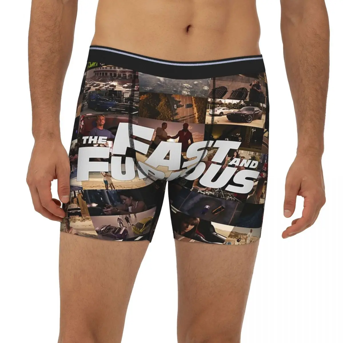 

Fast And Furious Legends Tribute Long Boxer Underpants Short Male Panties Comfortable Underwear for Homme Man Boyfriend Gift