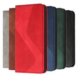 Magnetic Leather Book Case For Samsung Galaxy S22 S20 FE 2022 S21FE S20 Note 20 Ultra S9 S10 Plus Flip Stand Wallet Bags Coque