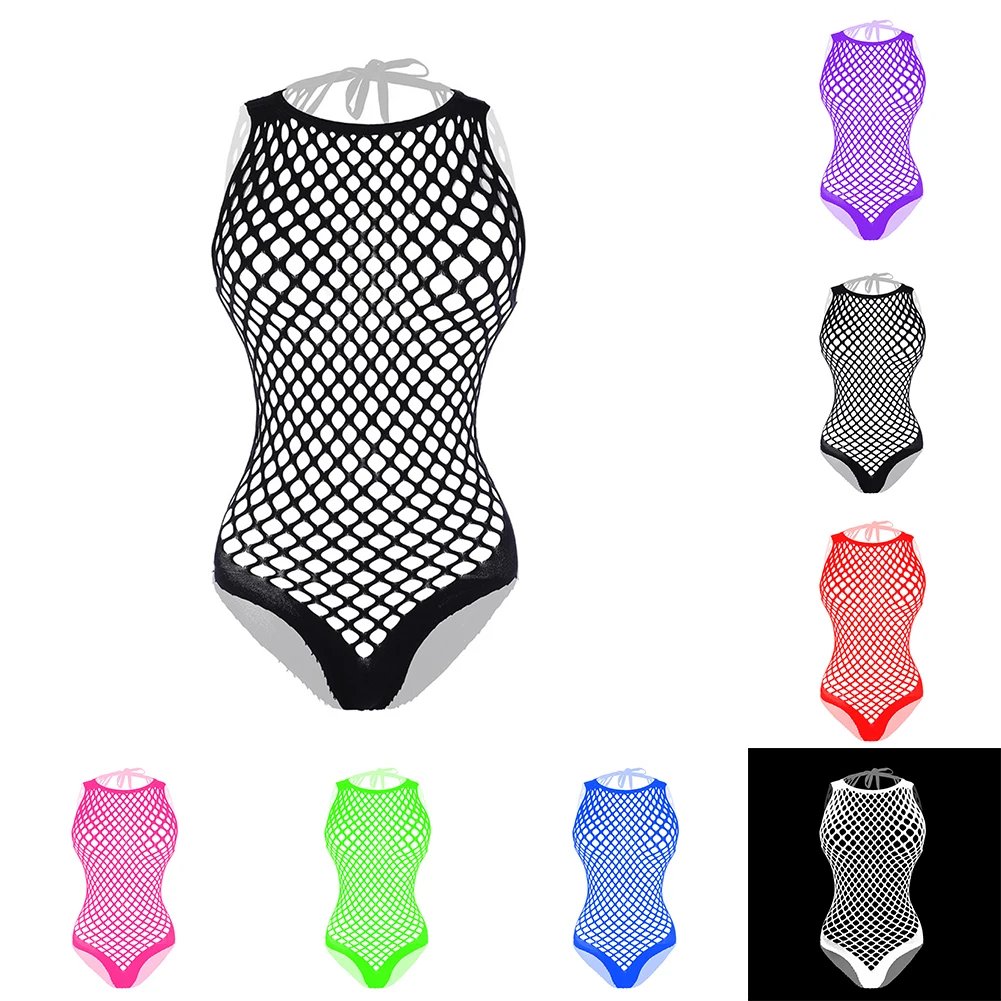 Pria seksi triko Mesh Bodysuit pakaian dalam melangsingkan Ideal untuk klub malam bahan bernapas kantong desain aman