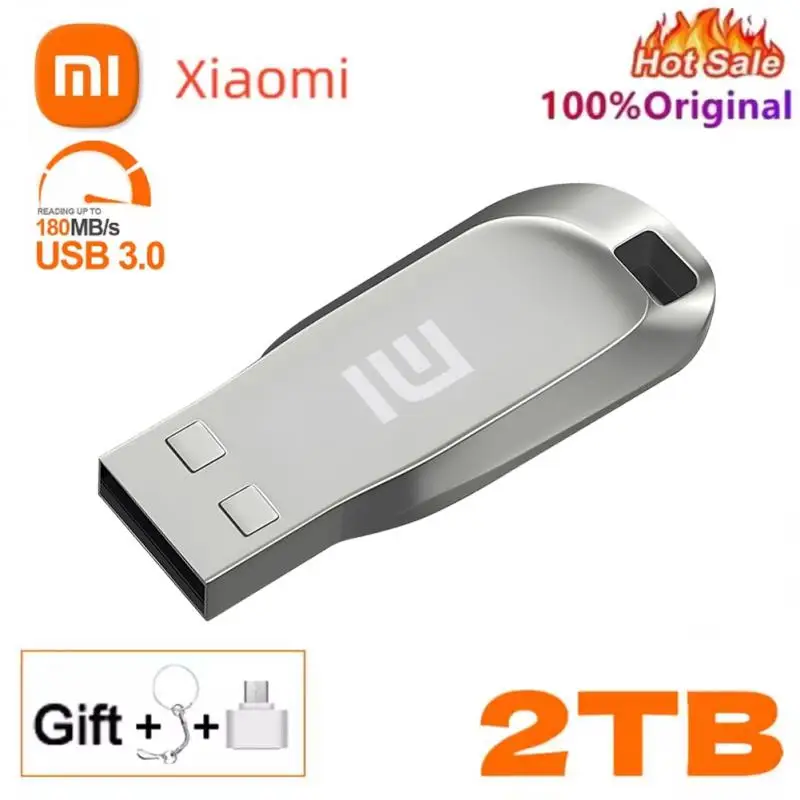 Xiaomi 2tb USB Flash Drive 3.2 Type C PenDrive Memory Stick 64G 128GB Pen Drive 256g Flash Disk for PC Smartphone Storage U Disk