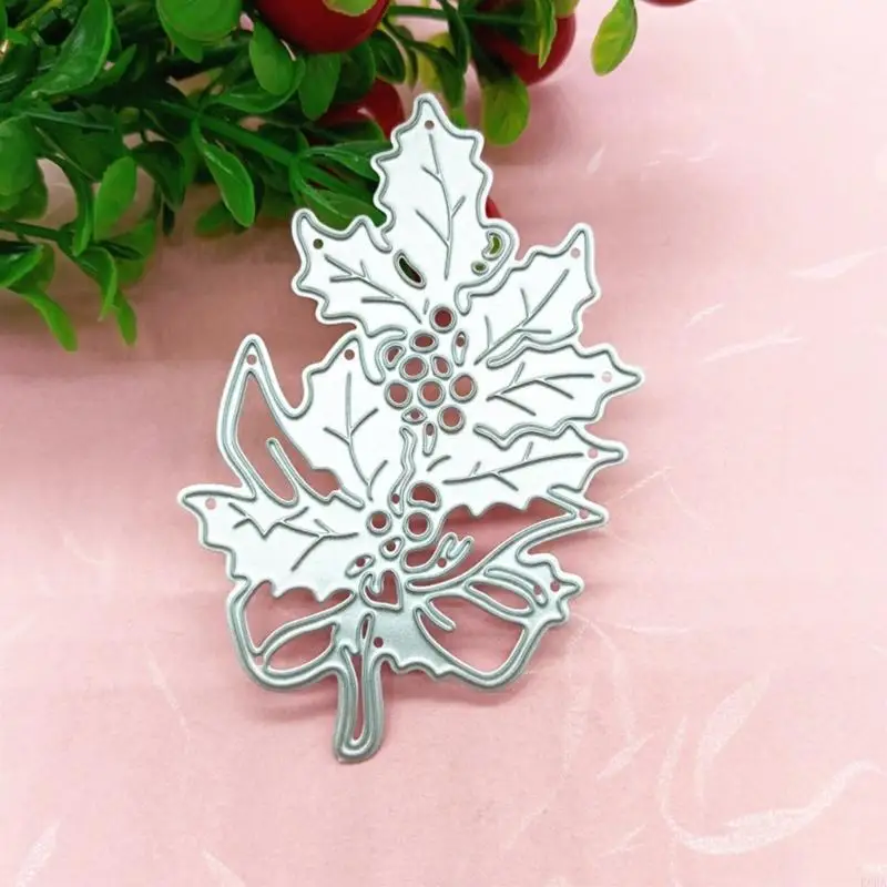 R66A مجموعة من العنب القطع المعدنية يموت لصور DIY Scrapborting صور يموت قطع الورق البطاقات المنقوشة الحرف الفنية الزخرفية