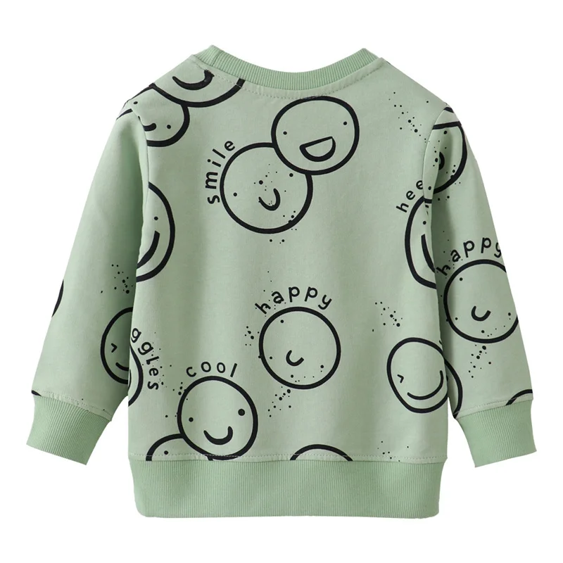 Jumping Meters 2-7T Animals New Arrival Cartoon Boys Girls Sweatshirts Autumn Spring Kids Clothes Hot Selling Shirts Tops Baby