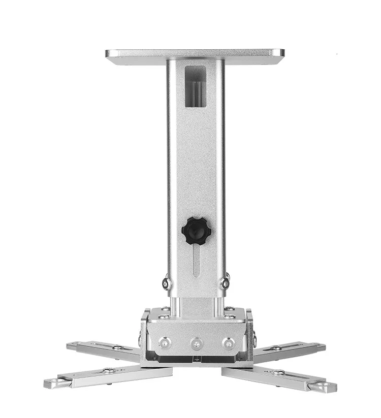 Flyin YB3500 Projector Mount Aluminum Bracket Projector Hanger Thickened Engineering Ceiling Wall Mount with Cable Storage Stand
