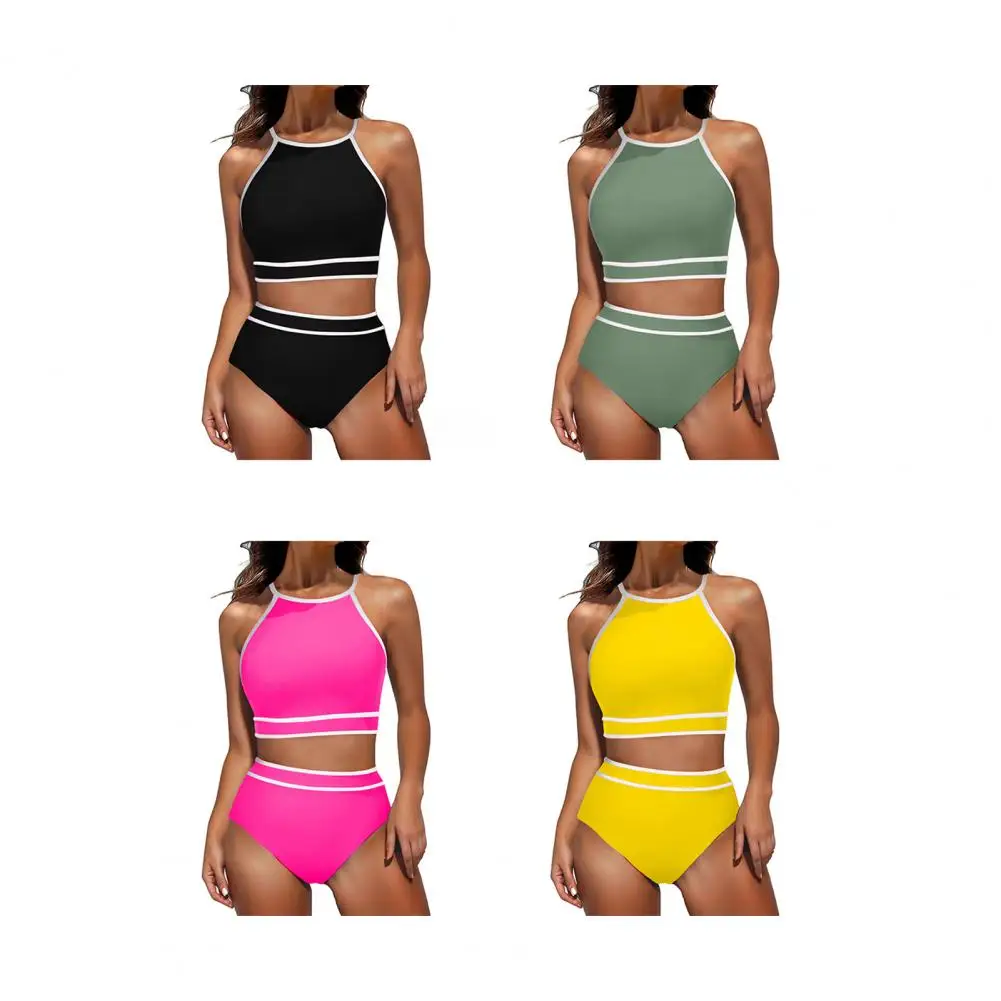 Bikinis sexys, trajes de baño para mujer, Push Up, ropa de baño para playa para mujer, trajes de baño de cintura alta, conjunto de Bikini brasileño, bañista para piscina