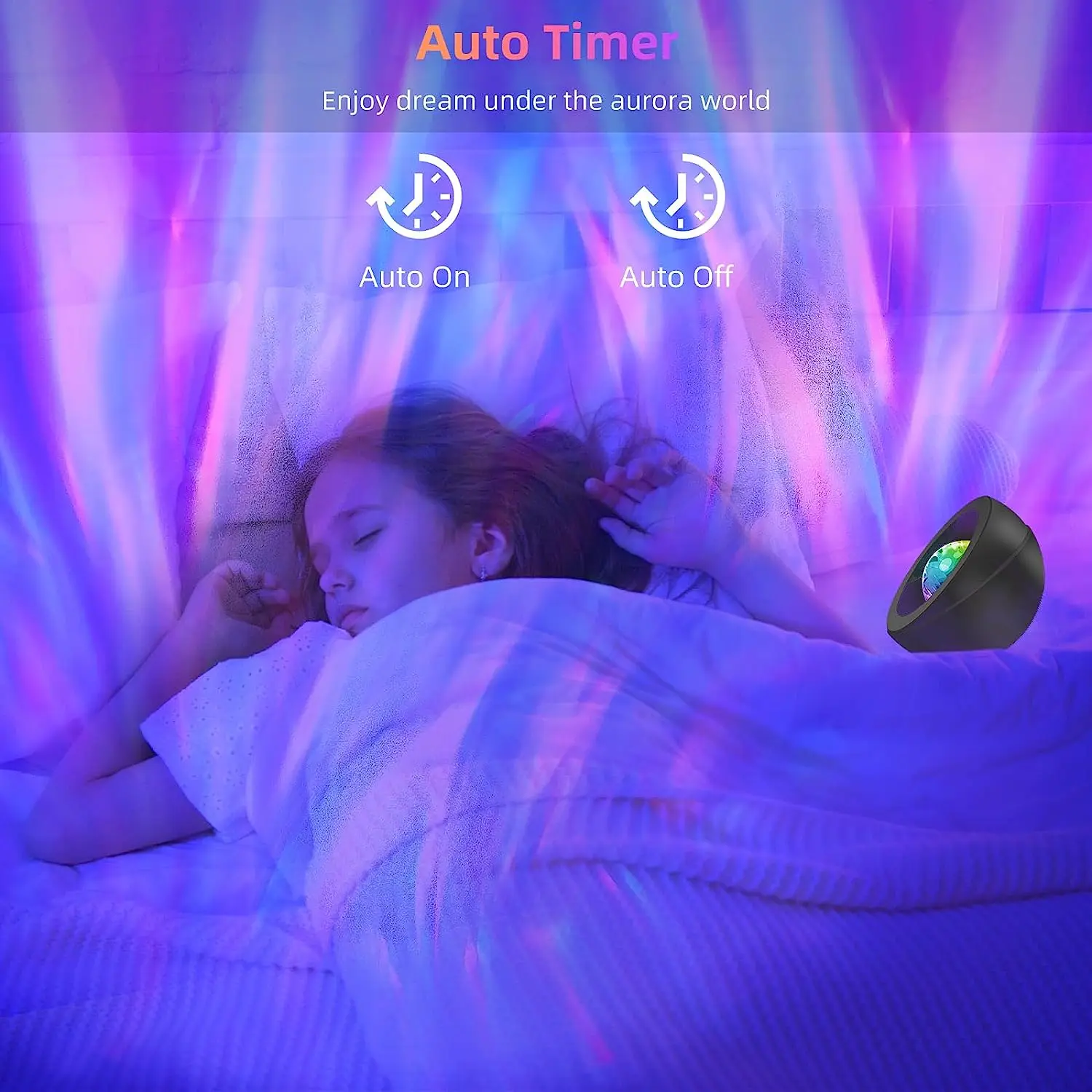 LED Aurora Projector APP Remote Night Light with Timer Galaxy Projector For Bedroom Kids Decoration Home