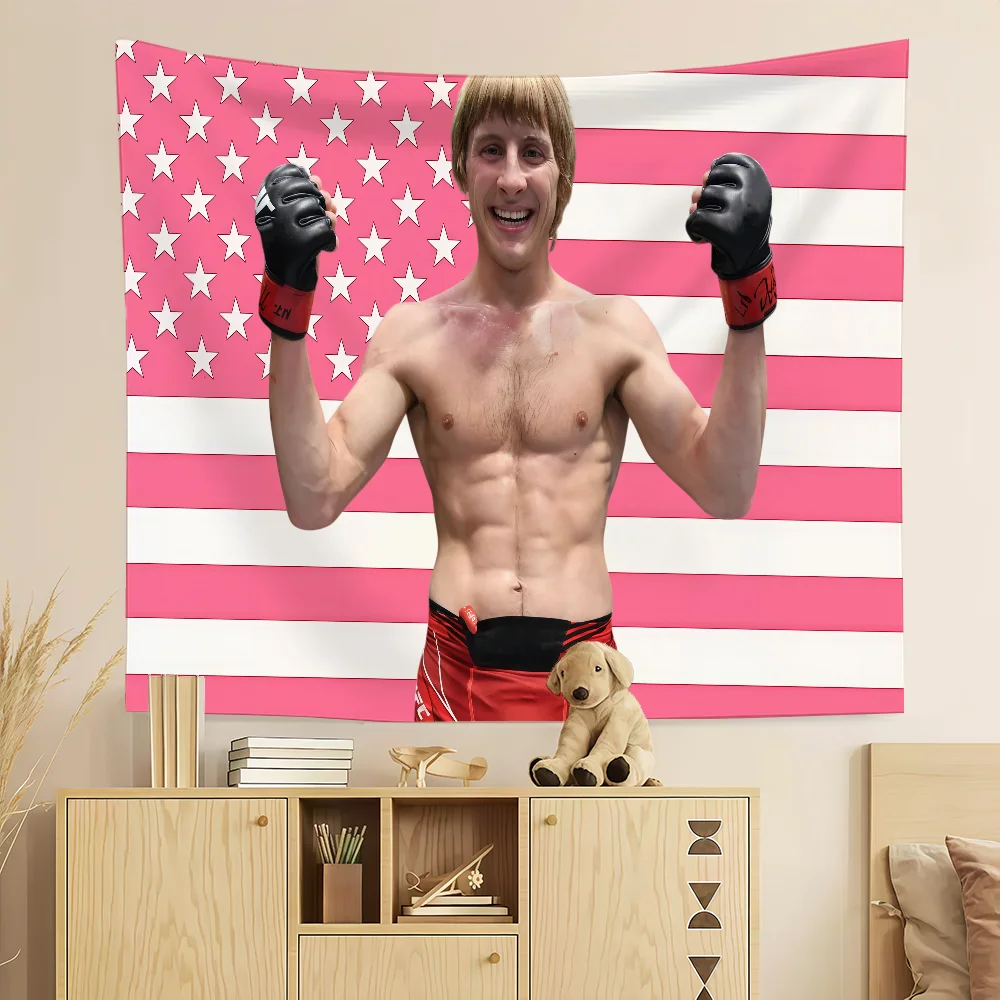 Fighter P-Paddy Pimblett flag Room Decoration Wall Tapestry Hanging Aesthetic Bedrooms Advertising Banner