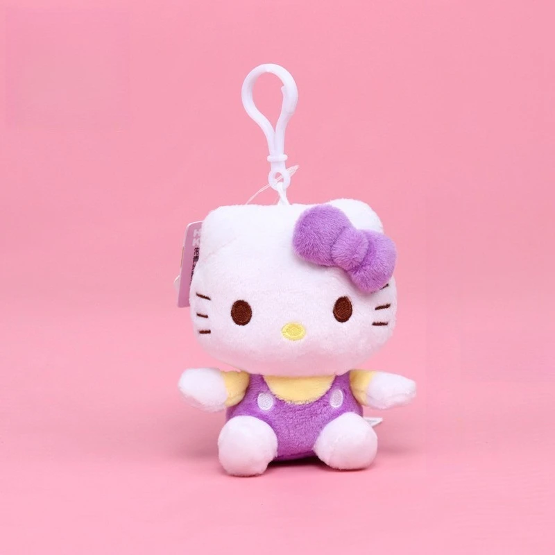 Breloczek Pluszowy Hello Kitty Kawakii, Uroczy Kreskówkowy Melody Kuromi, Ozdoba do Torby, Prezent