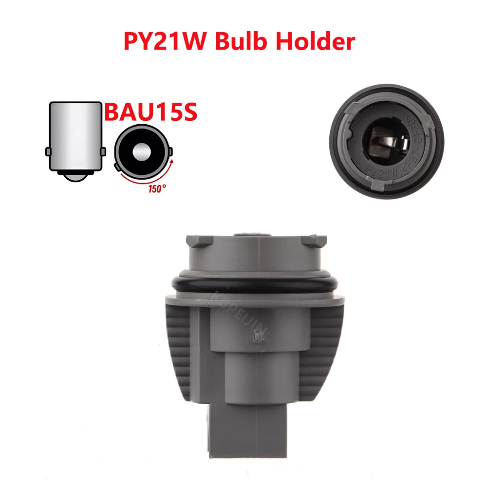

1x BAU15S PY21W Bulb Holder Car Turn Signal Light Socket Accessories