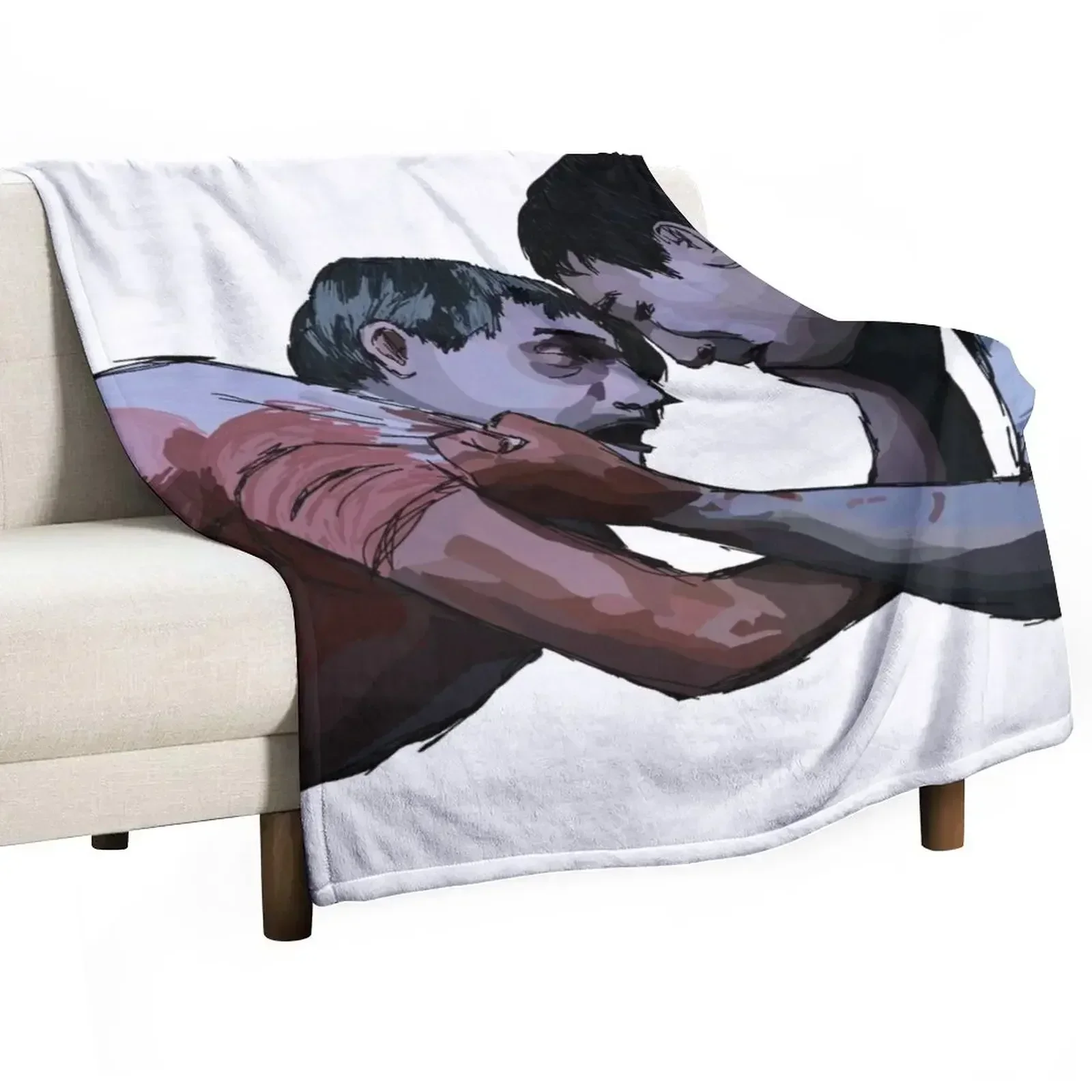 love scene - saw (2004) transparent Throw Blanket blankets ands Sofa Hairys Blankets