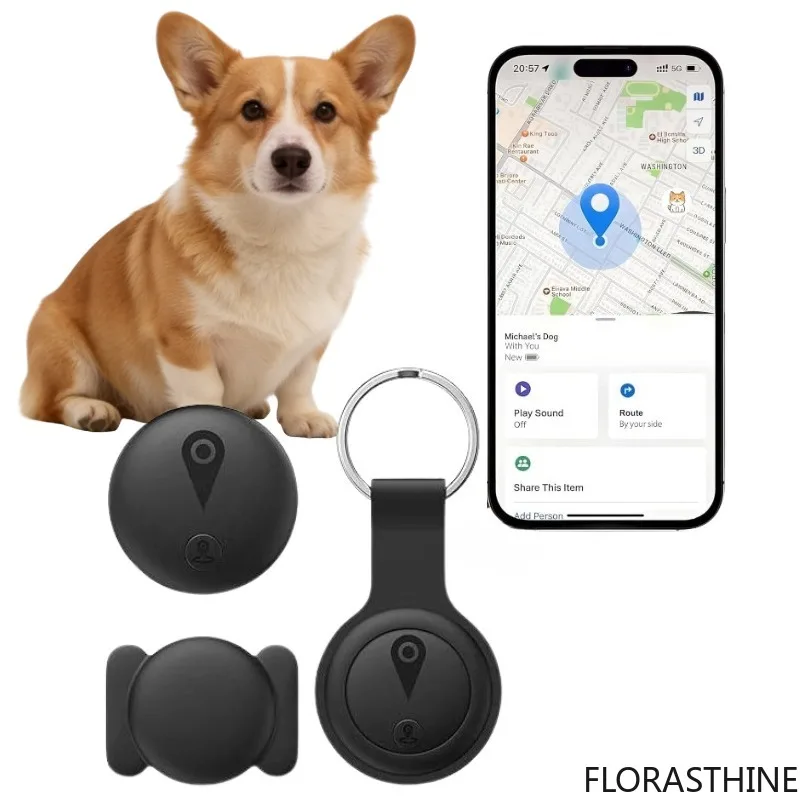 Smart GPS Dog Tracker Real Time Location Collar Adjustable Monitor Position Anti Lost Locator Waterproof Dogs Cats Supplies