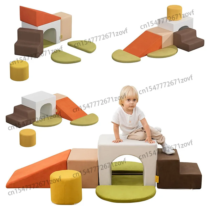 Modular  play sofa foam sofa block 7-piece set puzzle large building block combination toy  sofa