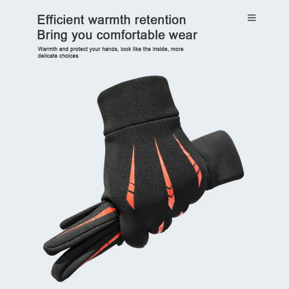 Autumn And Winter  Women's Cold And Water-repellent  Winter Cycling Warm Gloves Men's Riding Gloves Anti-wear