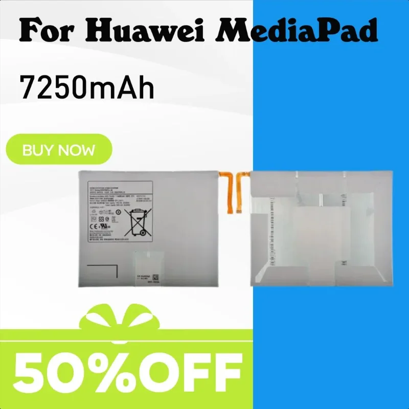 Bateria HB299418ECW 7250mAh do tabletu Huawei MediaPad M6 10.8 M5 LITE M5 10 M5 10pro + Narzędzia