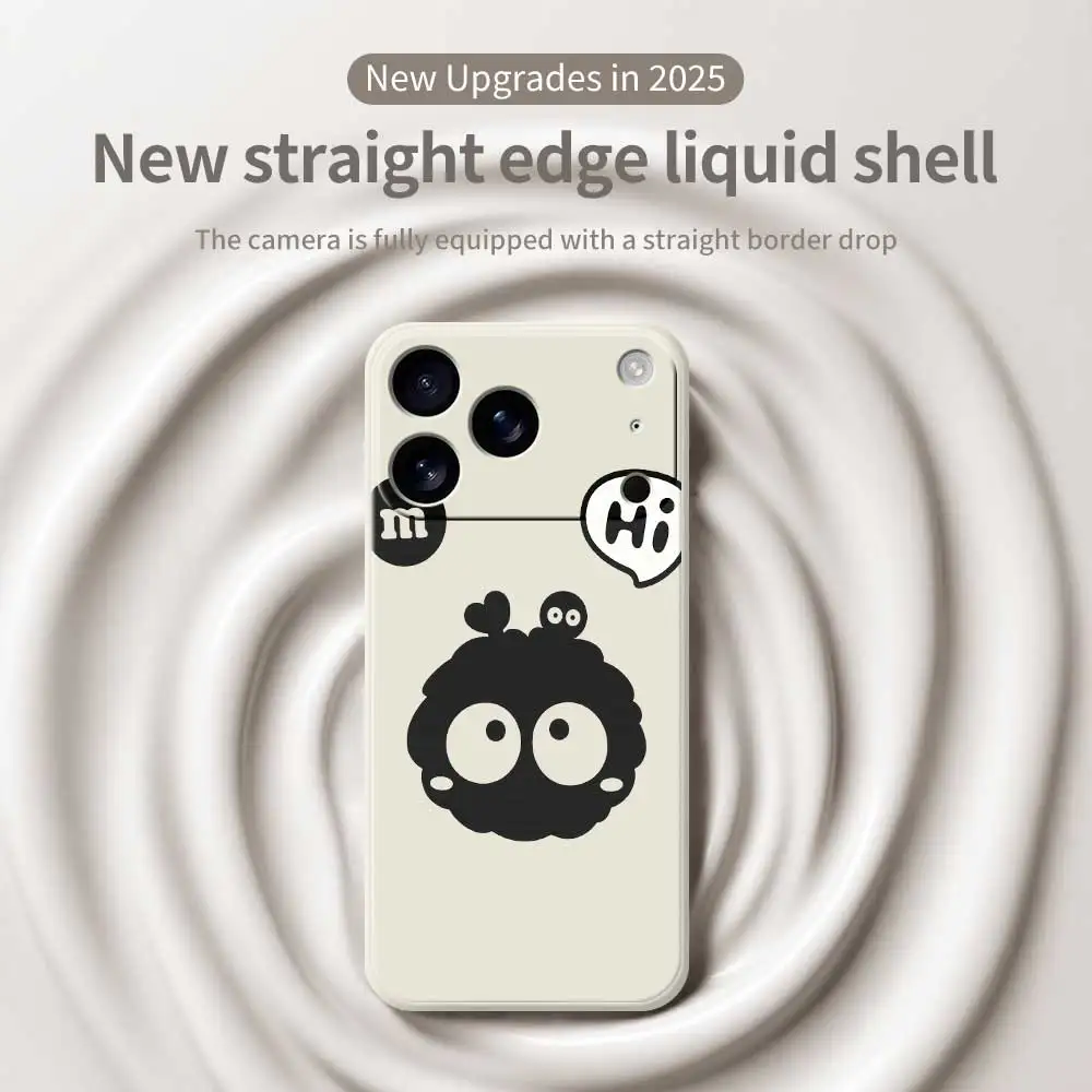 حافظة لهاتف آيفون 17 برو ماكس 17 Air 16 15 14 13 12 11 Pro Max XS Max 7 8 Plus 16e 16 15 Plus غطاء من البولي يوريثان الحراري Coque