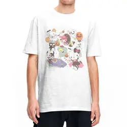 Postacie Sanrio impreza przebierana Halloween mężczyźni kobiety T-Shirt koszulki w stylu Casual T-Shirt z krótkim rękawem ubranie Plus Size z czystej bawełny