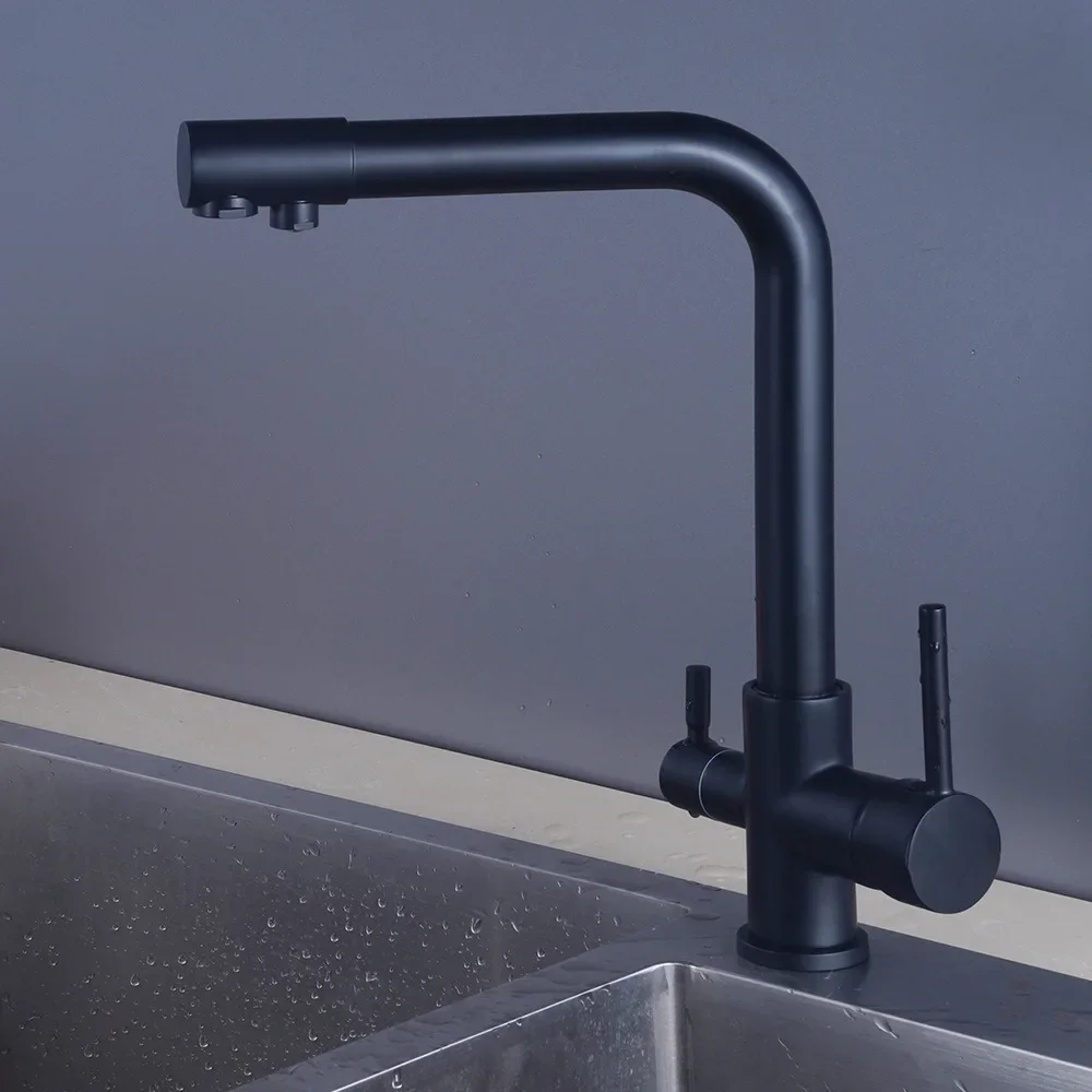 

Фильтр-смесители для кухни, монтируемый на палубе, смеситель, вращение на 360° с функциями очистки воды, смеситель, кран для кухни