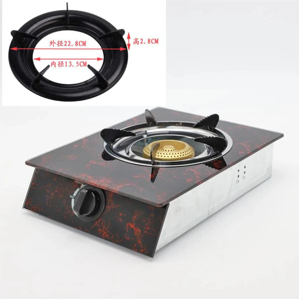 Universal Ring Safe Portable Gas Stove Gas Stove Holder Energy-Saving Cover Gas Stove Bracket Kitchen Appliance Accessories