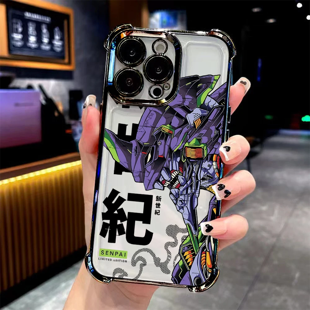 Anime N-Neon G-Genesis E-Evangelion Case for Samsung Galaxy S25 Edge S24 S23 S22 S21 S20 FE Note 20 Ultra Plus A73 A55 5G Cover view 6