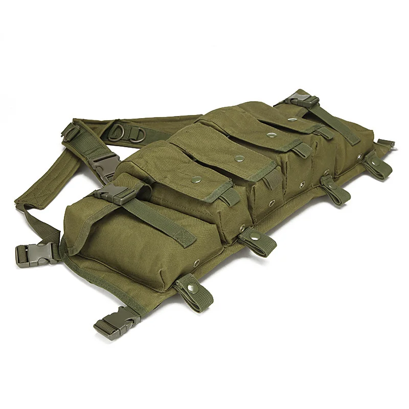 MOLLE Tactical Vest System CS Training Equipment Security Army Clothes Outdoor Hunting Quick Dismantling Belly Ammunition Bag