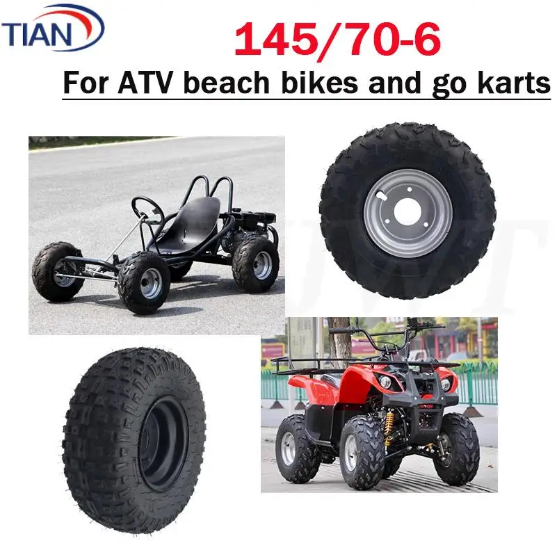 145x70-6-tire-6-inch-wheels-rim-tire-tyre-3-bolts-go-kart-tyre-for-atv-utv-quad-off-road-golf-car