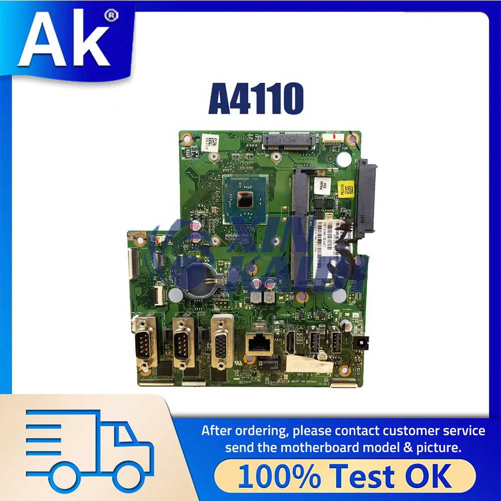 

Notebook Mainboard For ASUS A4110 Laptop Motherboard N3150 CPU Systemboard 100% Test OK