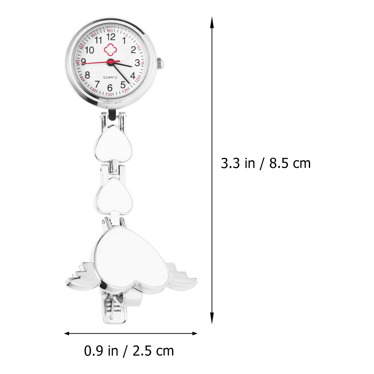 

Chest Watch For Men Women Doctor Nurse Hanging Pocket Watch Decorative Fashion Simple Design Durable Exquisite Detail Creative