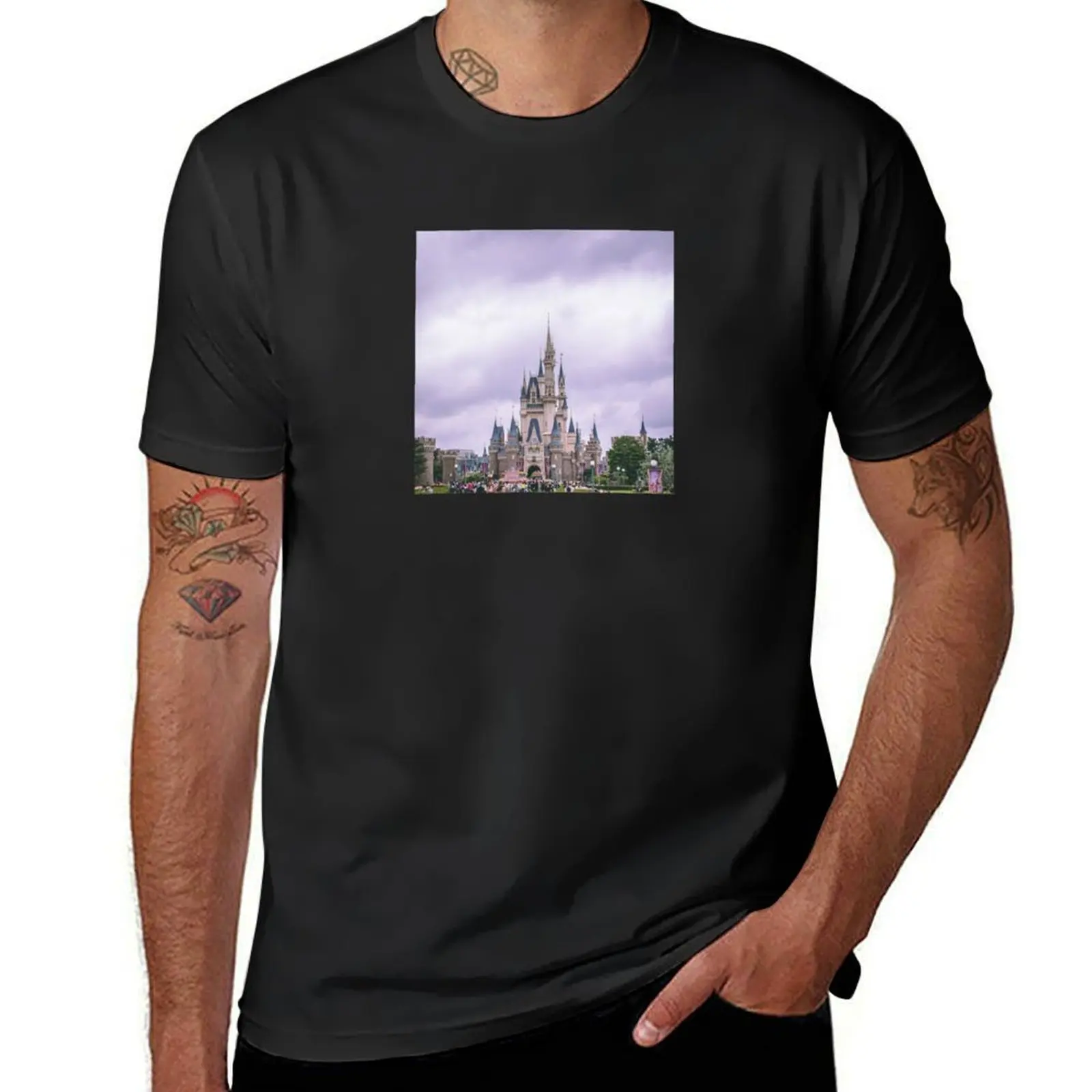 Tokyo Castle T-Shirt summer tops Blouse men clothings