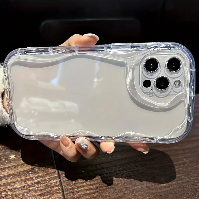 Transparent Silicone Phone Case For iPhone 17 18 Pro Max 13 11 16 15 14 12 Air 7 8 Plus XR X Xs 17Promax Shockproof Funda Cover