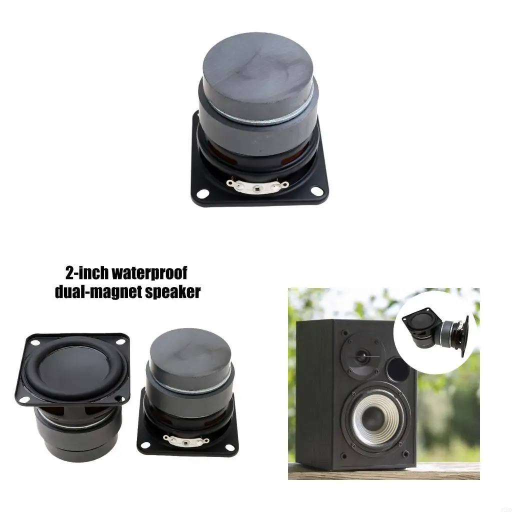 J1HD Flexible 53Mm Sound Speaker 4Ohm 8W For Home And Automobile Sound Applications