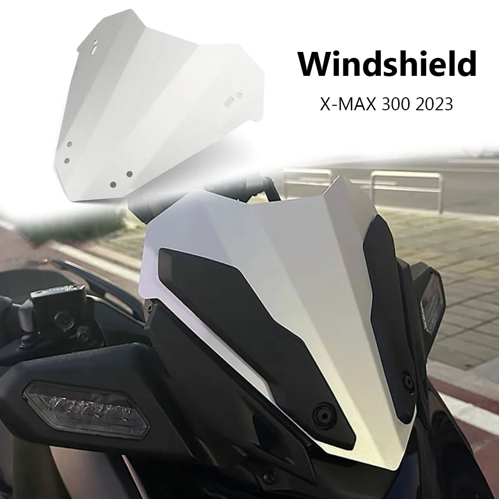 

Для Yamaha Xmax X-max 300 Xmax 300 X-max300 2023, переднее лобовое стекло мотоцикла, лобовое стекло, ветровое стекло, дефлектор, протектор