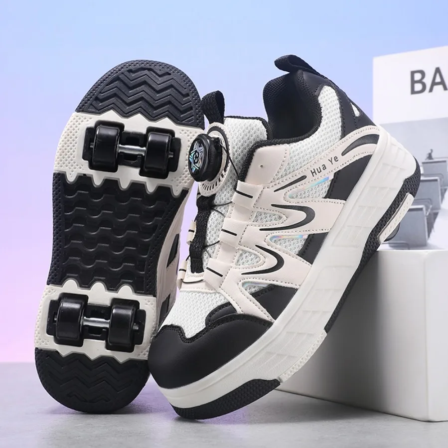 children's-crazy-shoes-roller-skates-girls'-boy-popular-four-wheel-crazy-shoes-student-invisible-wheel-sports-shoes