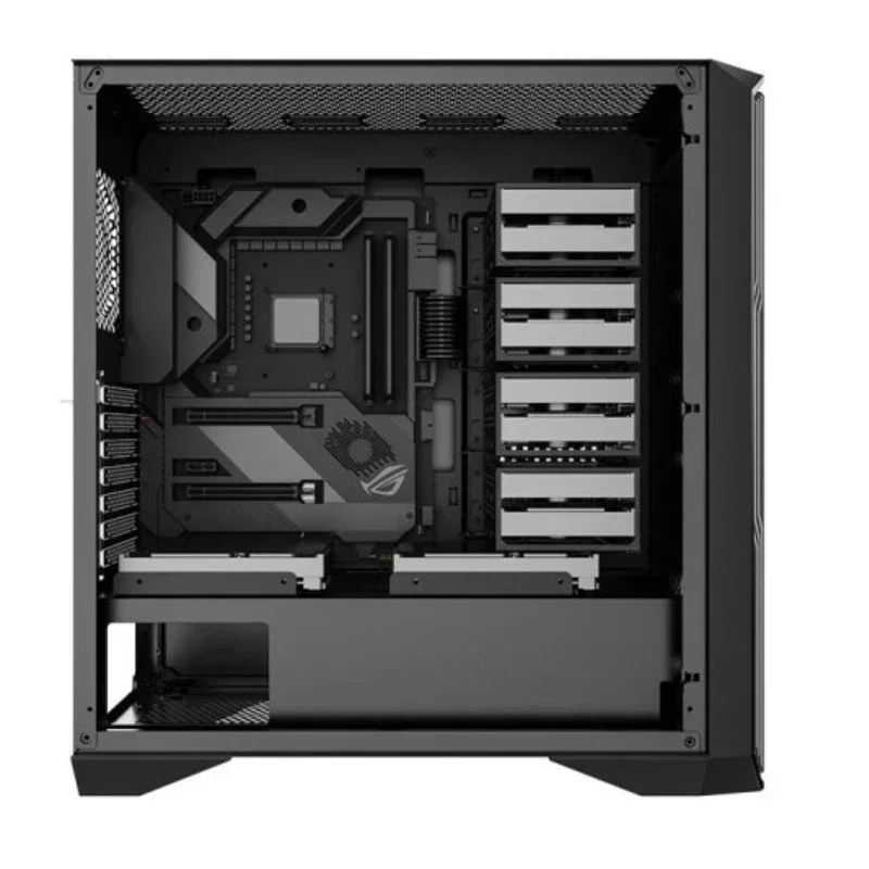 Multi hard drive server chassis E-ATX motherboard supports 360 degree water cooling